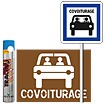 Pack place de parking de covoiturage