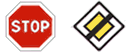 Signaux d'intersection et de priorit&eacute; - Type AB