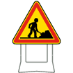 Panneau temporaire AK5 sur pied