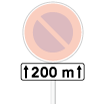 Panonceau temporaire M2 pour support fixe
