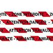 Ruban de signalisation avec message