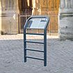 Barrière de support d'information Conviviale