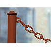 Poteau fixe � cha�ne ligne Agora � 76 mm