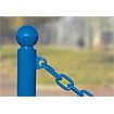 Poteau fixe � cha�ne ligne Boule � 114 mm
