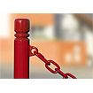 Poteau fixe � cha�ne ligne City � 114 mm