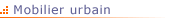 Mobilier urbain