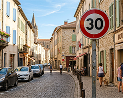 Guide de la signalisation de police : pourquoi installer un panneau 30 km/h sur vos voies ?