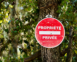 Picto accés interdit propriete privée - Sticker A moi Etiquette