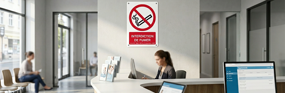 Panneau interdit de fumer