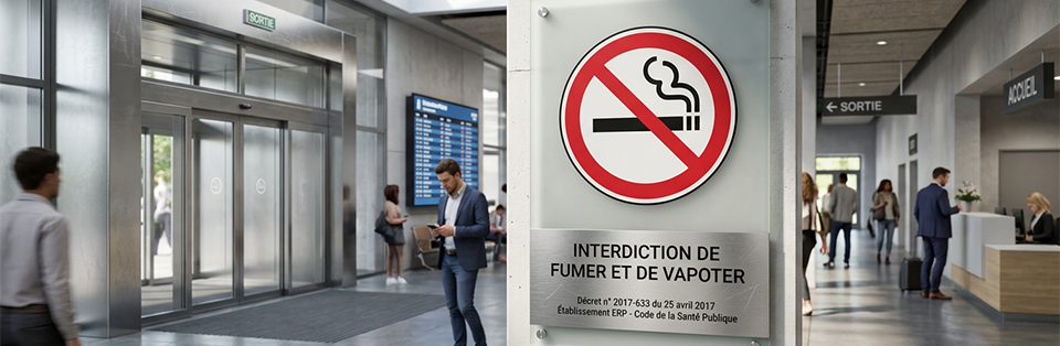 panneau signaletique interdit de fumer