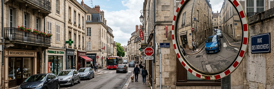 miroir sécurité route
