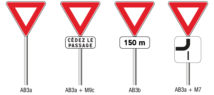 Réglementations, signalisations, droit à la priorité des Véhicules