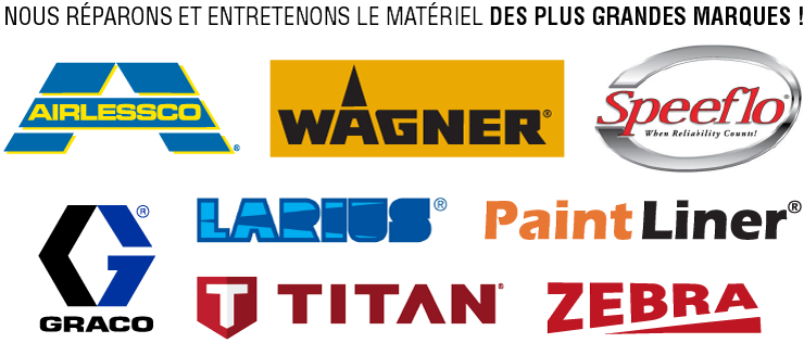 Réparation et entretien des plus grandes marques airless