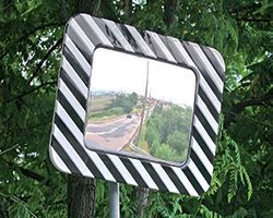 Miroir de sécurité Miroir de circulation Miroir Convexe Extérieur Avec  Support De Fixation Murale, Pour La Sécurité Des Magasins, La Surveillance  Des