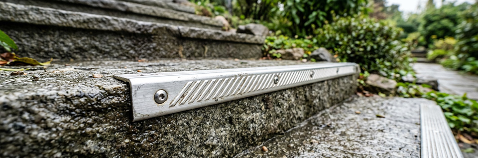 Nez de marche en aluminium