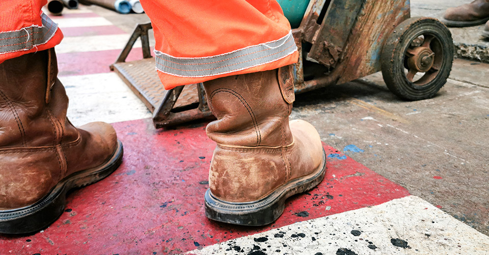 Chaussure haute de sécurité pour électriciens - semelle isolante