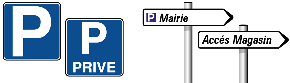 Panneaux de parking - Panneau de signalisation Parking