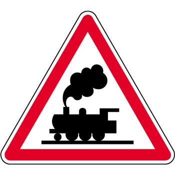 Panneau danger attention passage  niveau A8