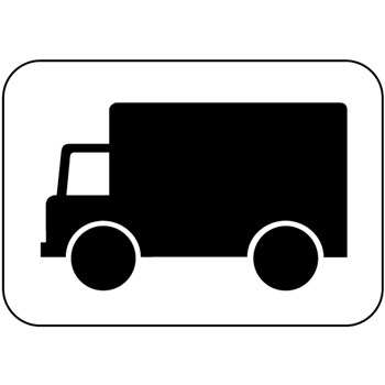 Panonceau vhicule transport de marchandises M4g