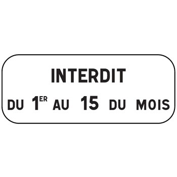 Panonceau stationnement altern M6b ex.1