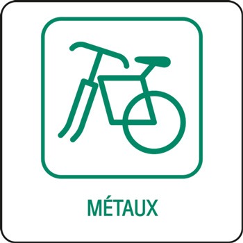 Panneau dchetterie mtaux