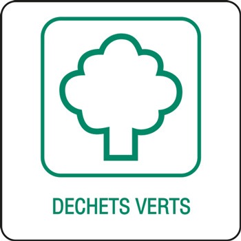 Panneau dchetterie dchets verts