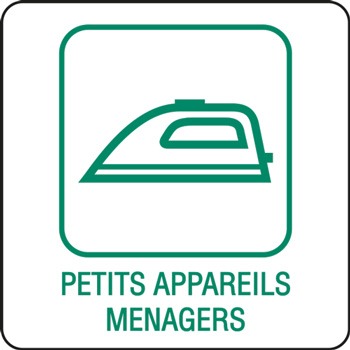 Panneau dchetterie petits appareils mnagers