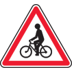Panneau danger cyclistes A21