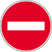 Panneau sens interdit B1