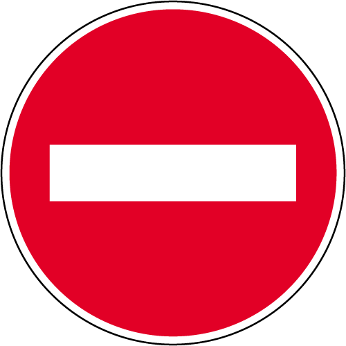 Panneau Interdiction de Stationner, Panneau de Signalisation Taille  Standard 250 mm Matière Aluminium