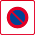 Panneau zone stationnement interdit B6b1