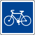 Panneau indication piste cyclable C113