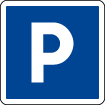 Panneau indication parking C1a