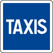Panneau indication station de taxis C5