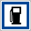 Panneau indication poste carburant CE15a