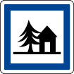 Panneau indication auberge de jeunesse CE5a