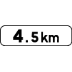 Panonceau de distance M1