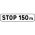 Panonceau STOP avec distance M5b