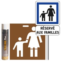 Pack signalisation place de parking famille