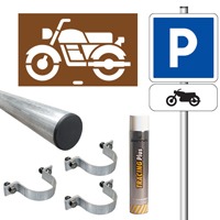 Pack signalisation place de parking moto