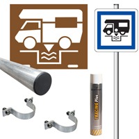 Pack signalisation station de vidange camping car