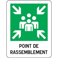 Panneau point de rassemblement (modle 3)