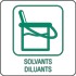 Panneau dchetterie solvants diluants