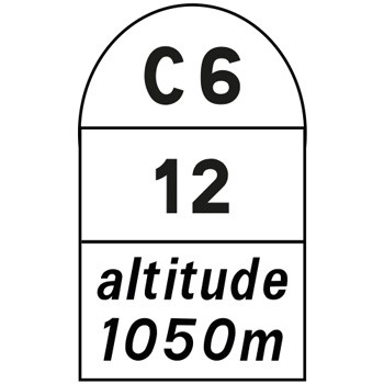 Borne kilomtrique communale E54b