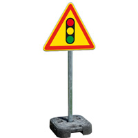 Pack panneau signalisation temporaire AK17 sur pied