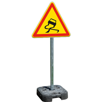 Pack panneau signalisation temporaire AK4 sur pied