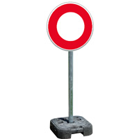 Pack panneau signalisation temporaire B0 sur pied