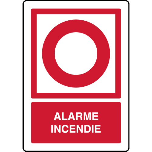 Pictogramme sécurité point d'alarme incendie