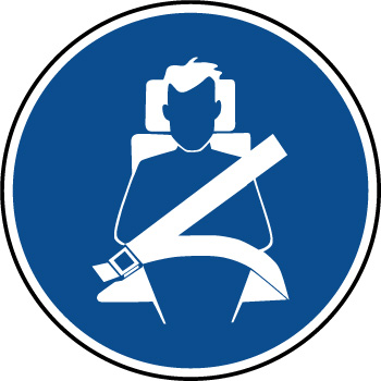 Panneau ceinture de scurit obligatoire