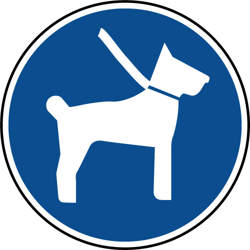 Panneau D obligation De Tenir Son Chien En Laisse Virages
